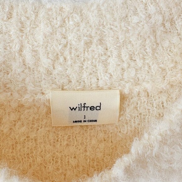 Aritzia Wilfred Seissan Alpaca Wool Sweater Birch Size 1/ Small - Picture 10 of 11